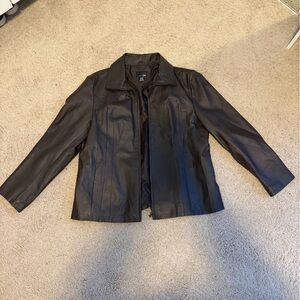 Women's Dark Brown Leather Jacket